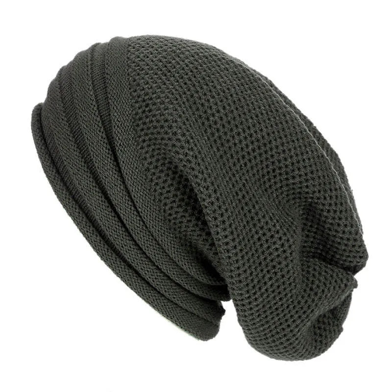 Nell Beanie Knitted Ribbed Warm