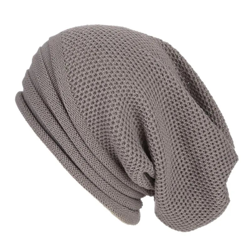Nell Beanie Knitted Ribbed Warm