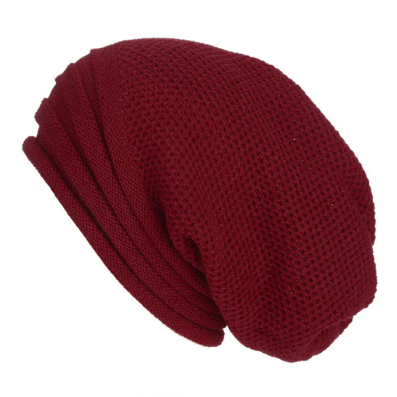 Nell Beanie Knitted Ribbed Warm