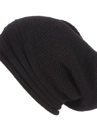 Nell Beanie Knitted Ribbed Warm