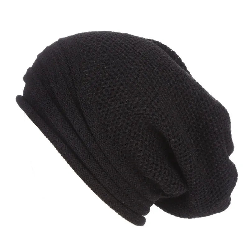 Nell Beanie Knitted Ribbed Warm