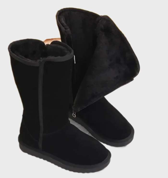 Delphine Suede Winter Boots Waterproof