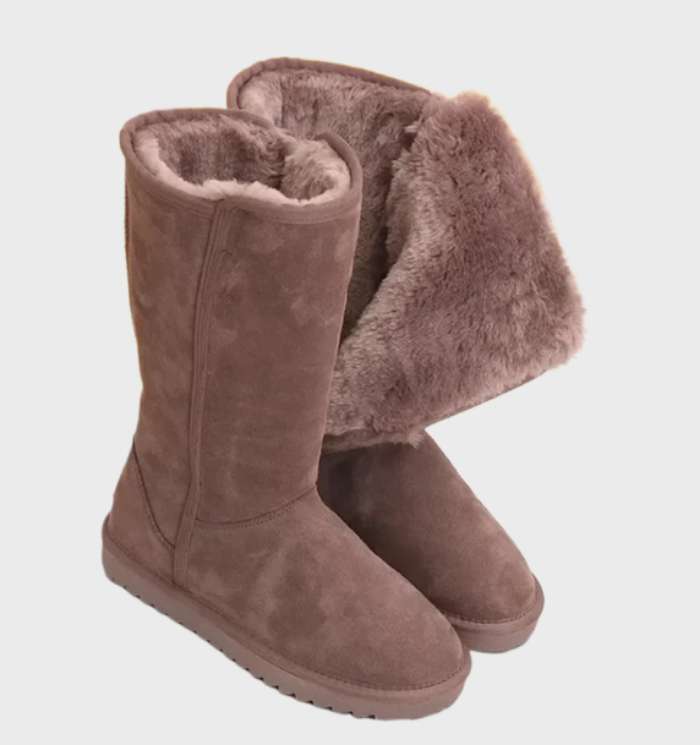 Delphine Suede Winter Boots Waterproof