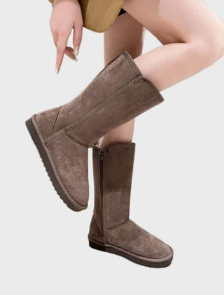 Delphine Suede Winter Boots Waterproof
