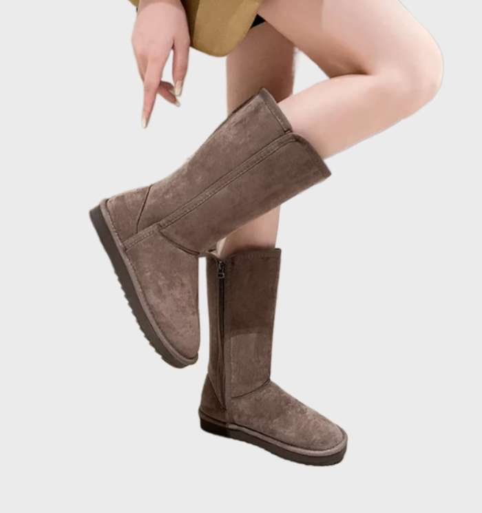 Delphine Suede Winter Boots Waterproof