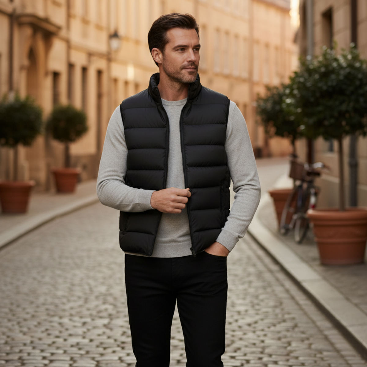 Emmett | Men's Quilted Puffer Vest