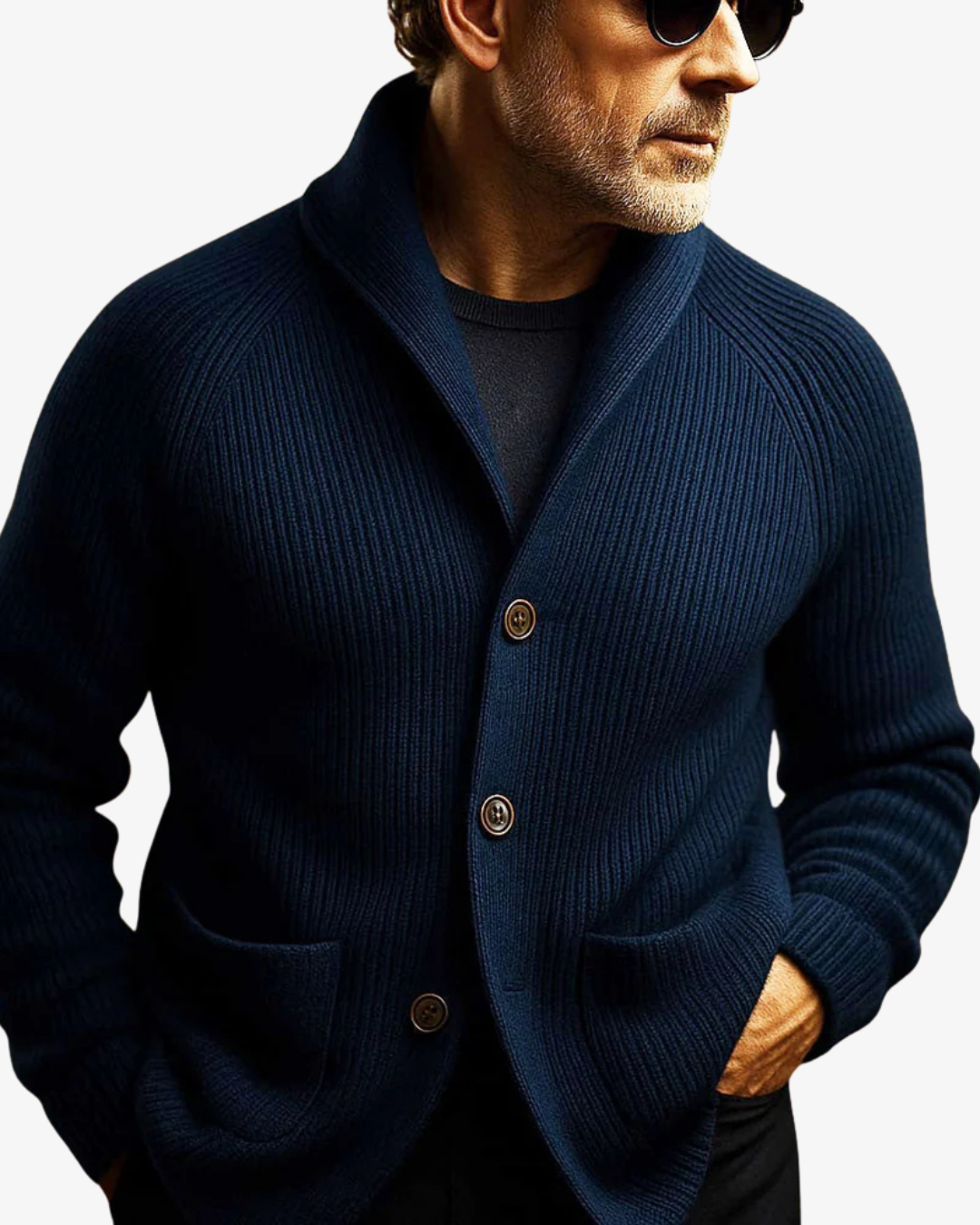 Logan | Men's Cable Knit Cardigan