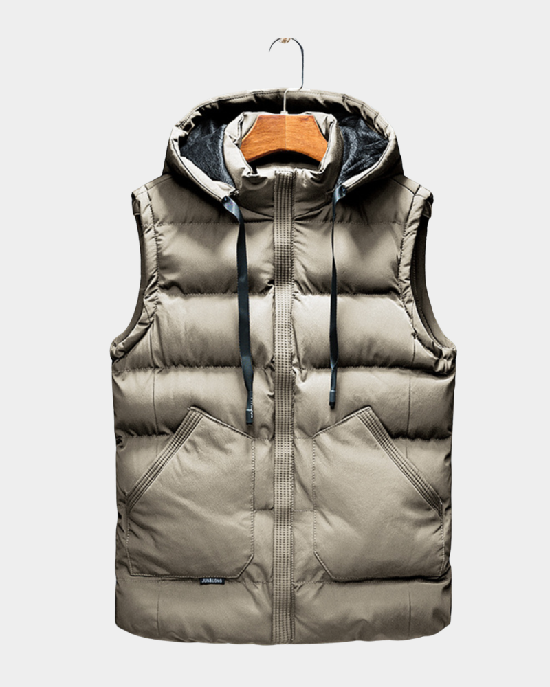 Noah | Puffer Winter Hooded Vest