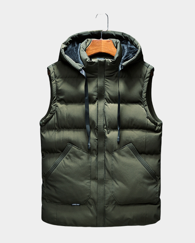 Noah | Puffer Winter Hooded Vest