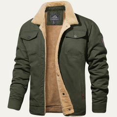 Declan | Men's Suede Look Sherpa Jacket