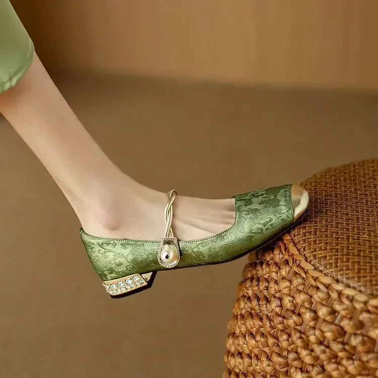 Mia | Refined Pearl Wedding Shoes