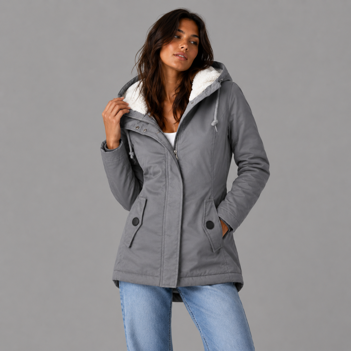 Odile | Faux Fur Hooded Winter Parka