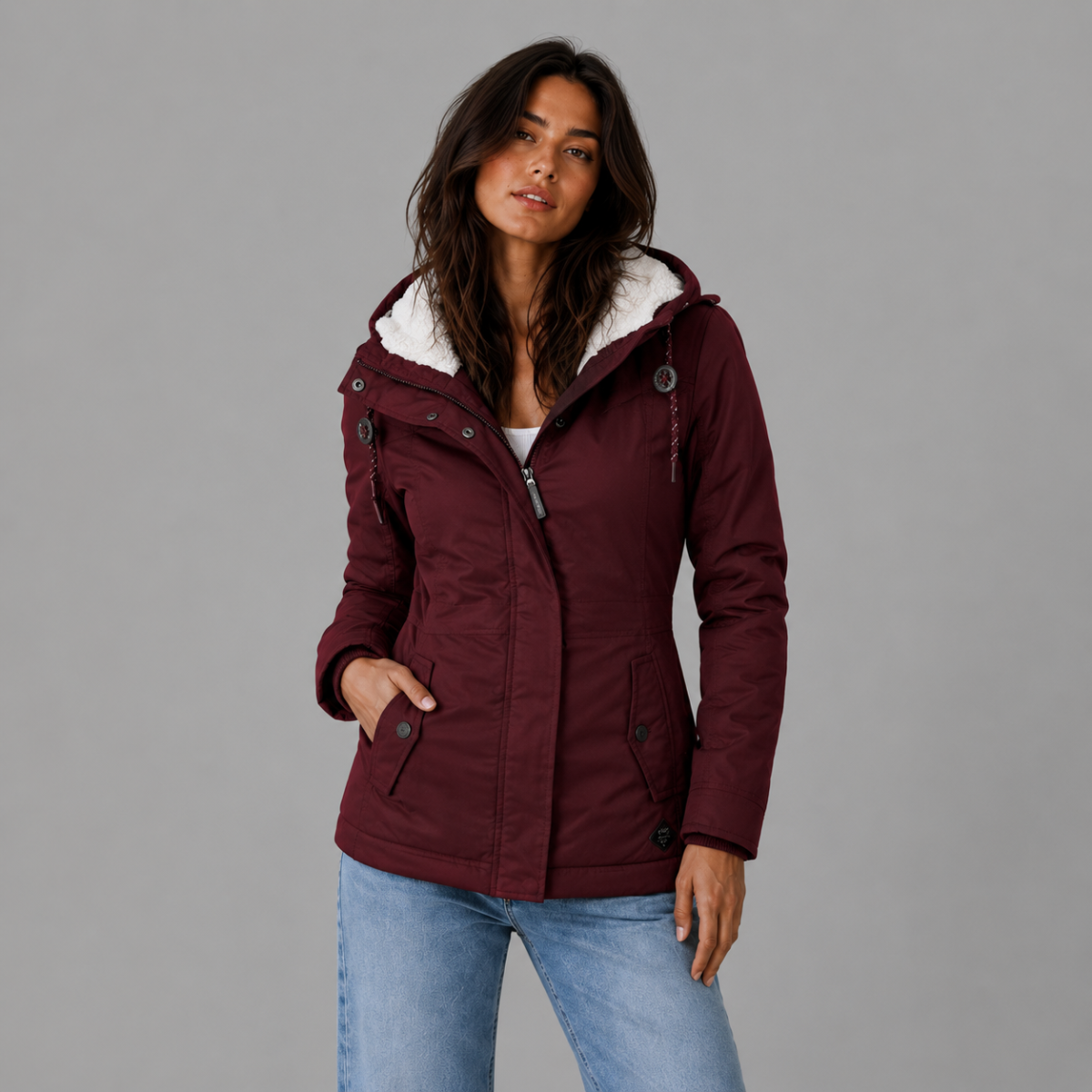 Odile | Faux Fur Hooded Winter Parka
