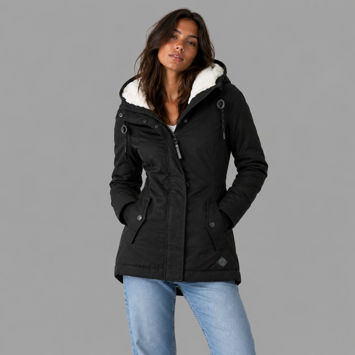 Odile | Faux Fur Hooded Winter Parka
