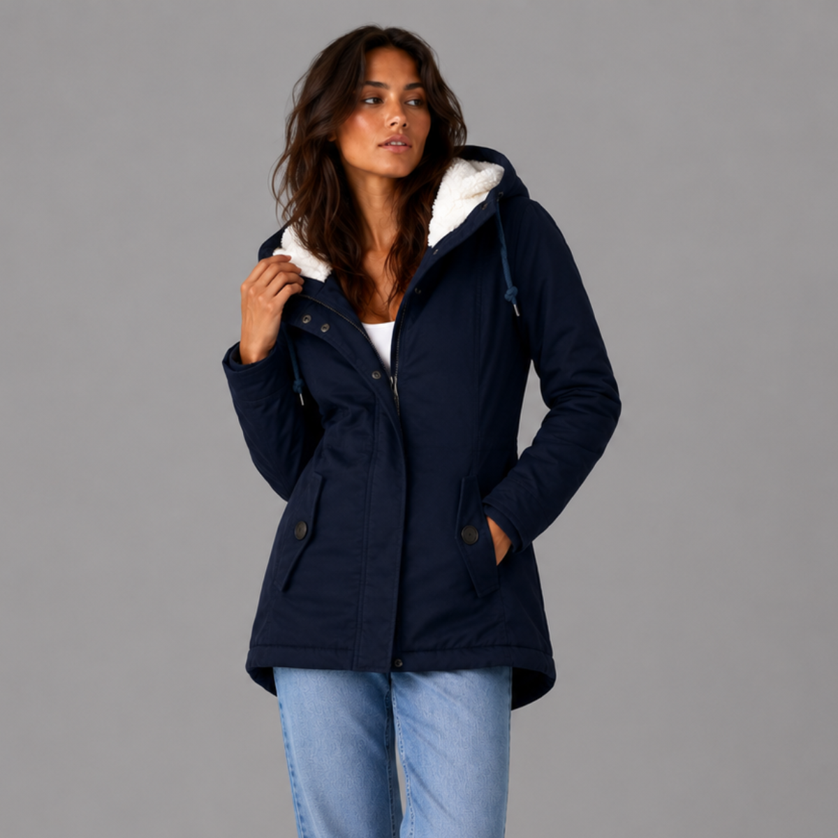 Odile | Faux Fur Hooded Winter Parka