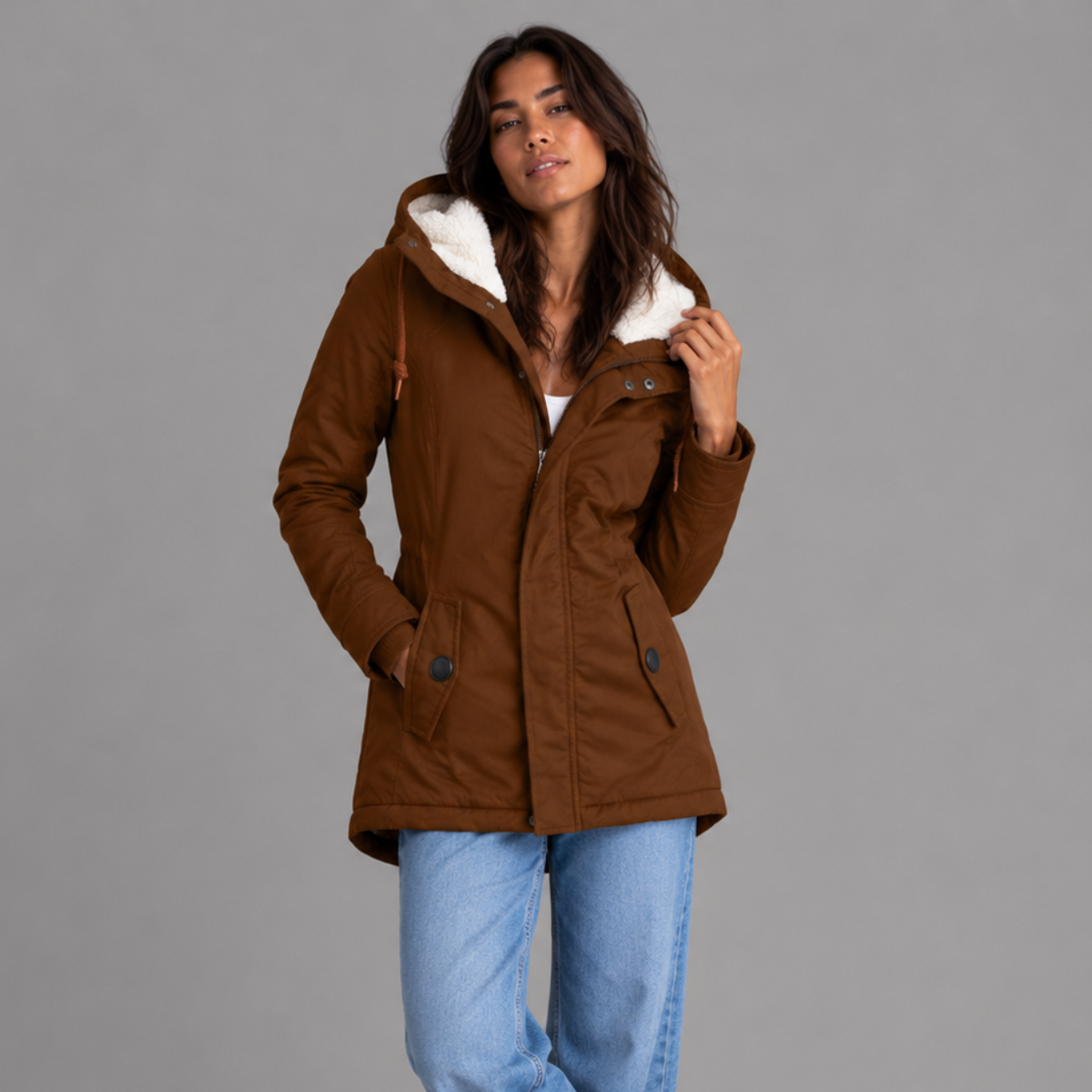 Odile | Faux Fur Hooded Winter Parka