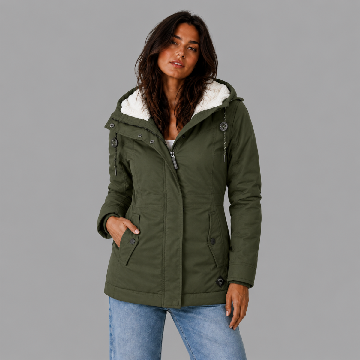 Odile | Faux Fur Hooded Winter Parka