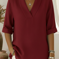 Cecily Linen Tunic Top Loose Fit
