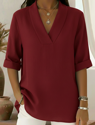 Cecily Linen Tunic Top Loose Fit