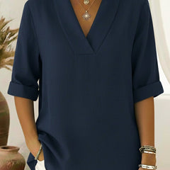 Cecily Linen Tunic Top Loose Fit