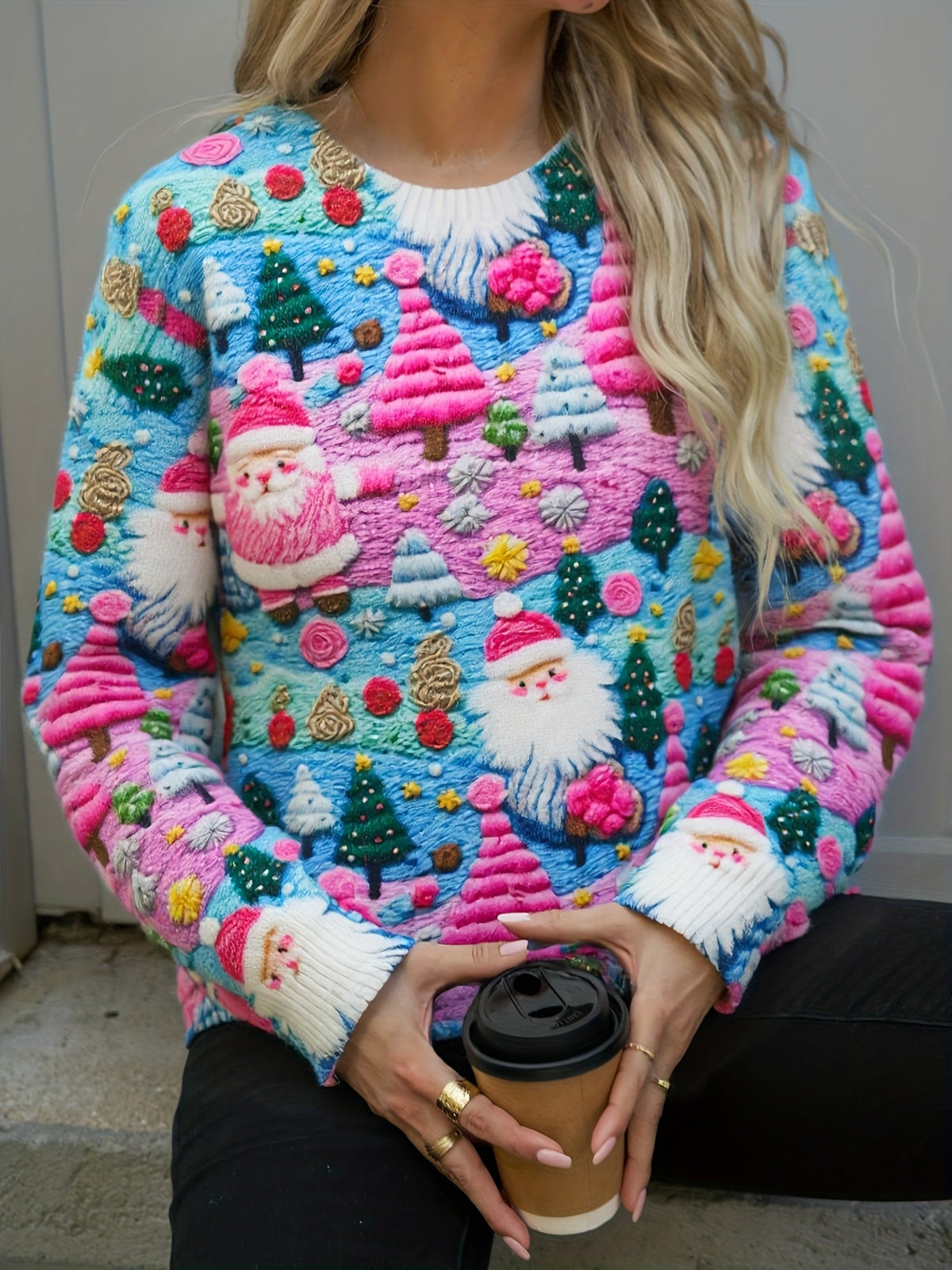 Sophie | Christmas Women Knit Oversized Sweater