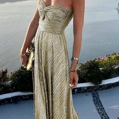 Bustier bodice maxi dress 3