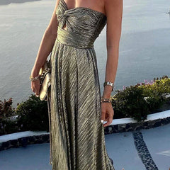 Bustier bodice maxi dress 13