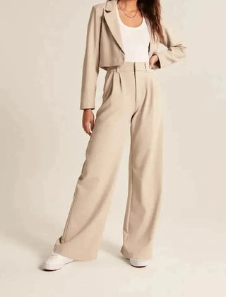 Margot Wide Leg Trousers High Waist