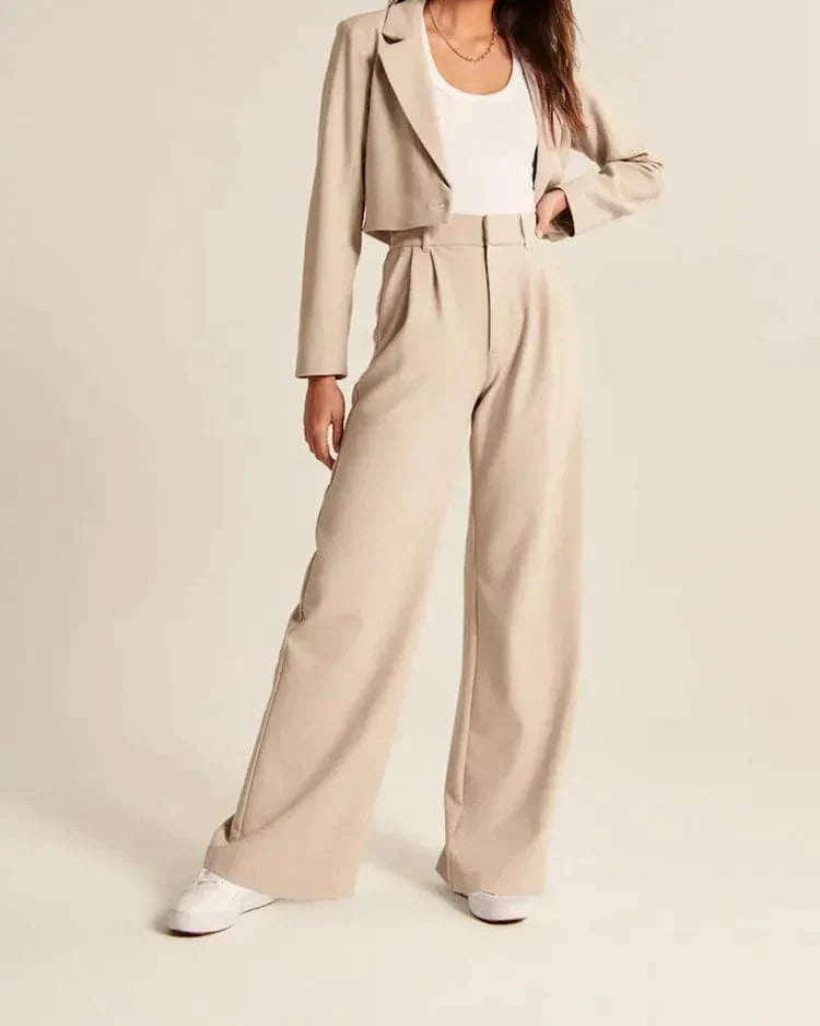 Margot Wide Leg Trousers High Waist