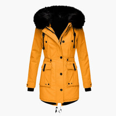 Solveig | Women's Water Resistant Winter Parka With Faux Fur Hood
