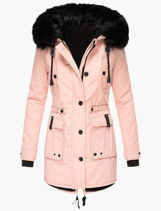 Solveig | Women's Water Resistant Winter Parka With Faux Fur Hood