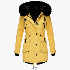 Solveig | Women's Water Resistant Winter Parka With Faux Fur Hood