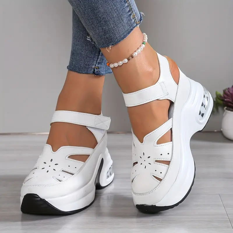 Ava | Comfortable Bridal Shoes White