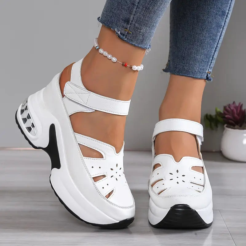 Ava | Comfortable Bridal Shoes White