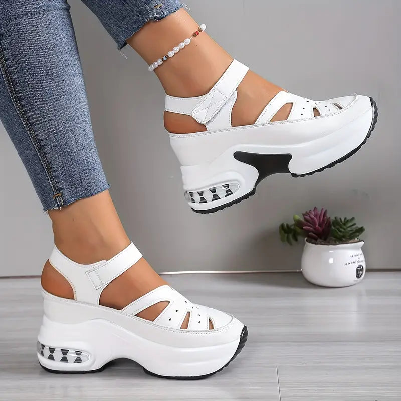 Ava | Comfortable Bridal Shoes White