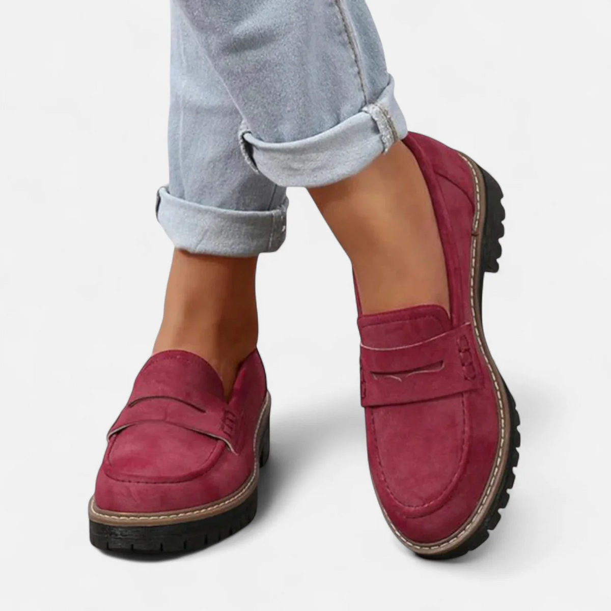 Chloe | Elegant Heeled Loafers for Women