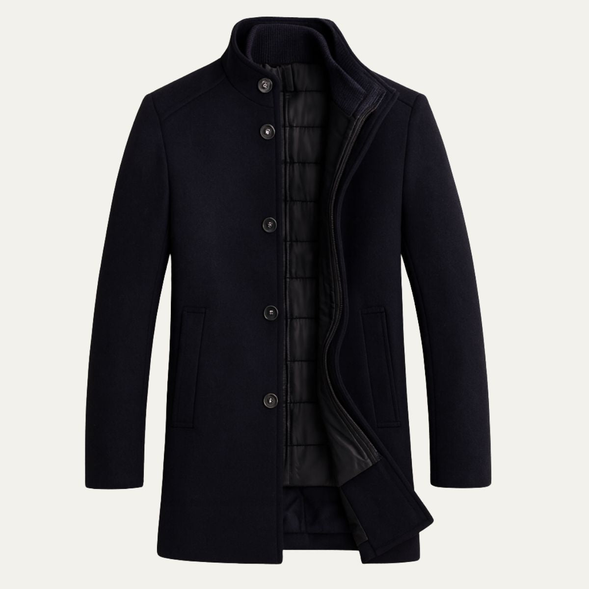 Caleb | Men's Wool Blend Overcoat