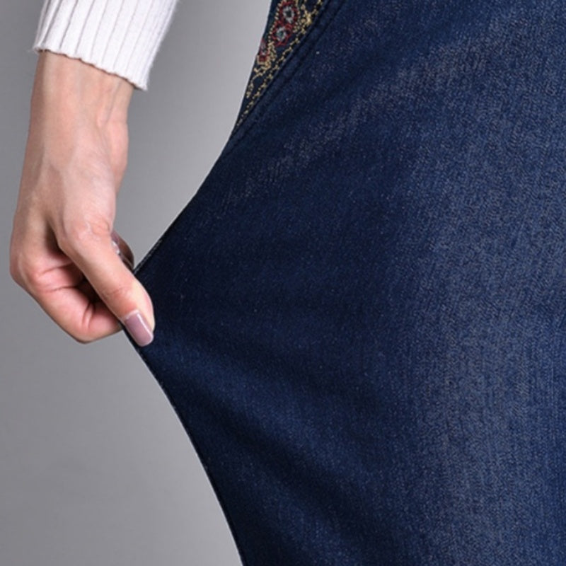 Bianca | Comfort Straight-Leg Trousers with Elastic Waist