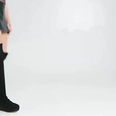 Rosalie Over The Knee Wedge Boots