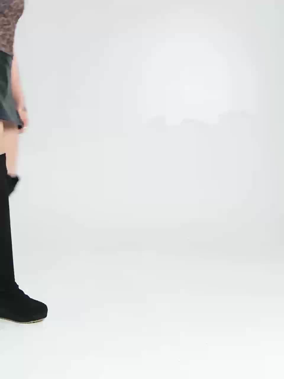 Rosalie Over The Knee Wedge Boots