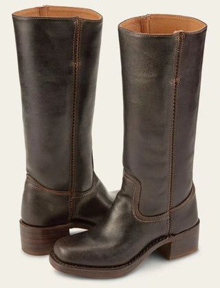 Thelma | Women's Round Toe Knee High Boots With Block Heel