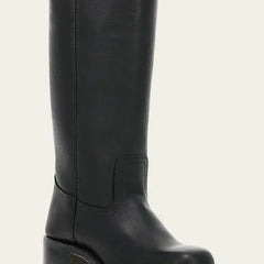 Thelma | Women's Round Toe Knee High Boots With Block Heel