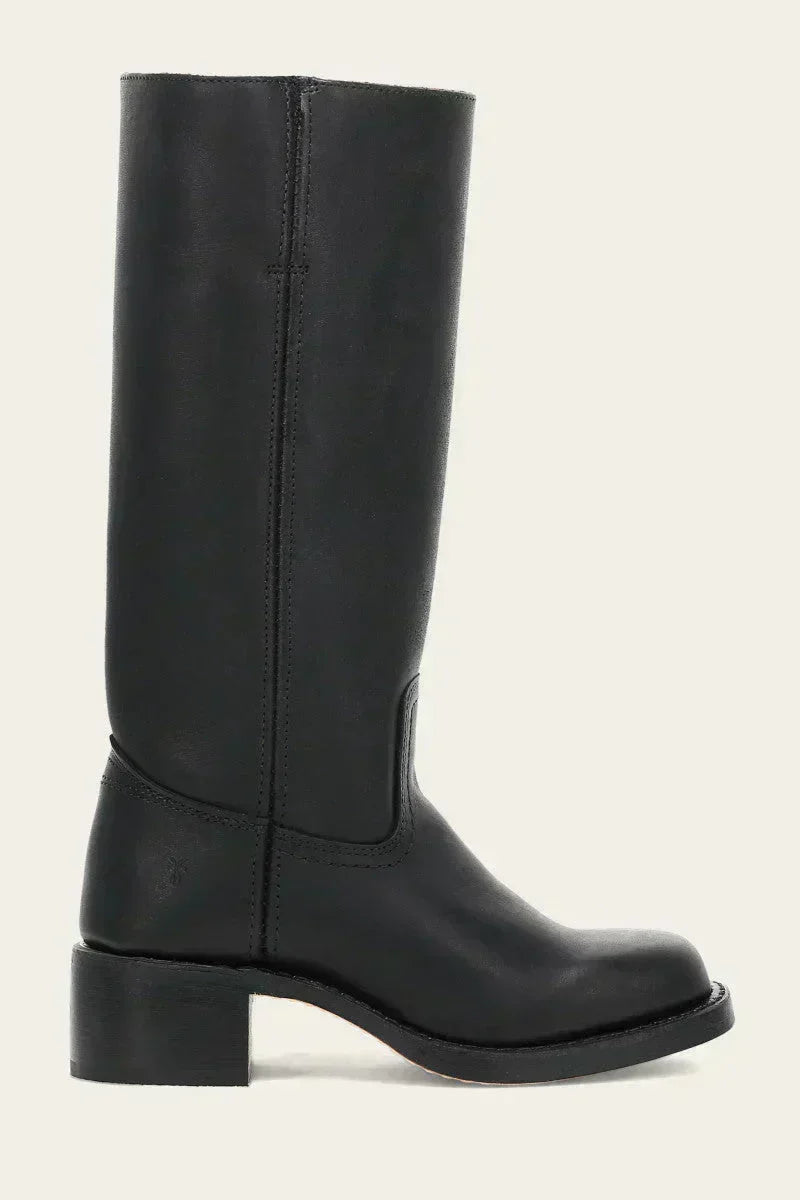 Thelma | Women's Round Toe Knee High Boots With Block Heel