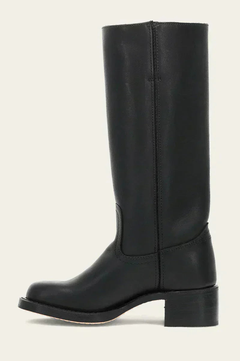 Thelma | Women's Round Toe Knee High Boots With Block Heel