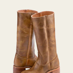 Thelma | Women's Round Toe Knee High Boots With Block Heel
