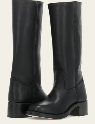 Thelma | Women's Round Toe Knee High Boots With Block Heel