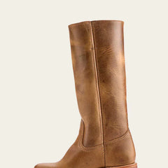 Thelma | Women's Round Toe Knee High Boots With Block Heel