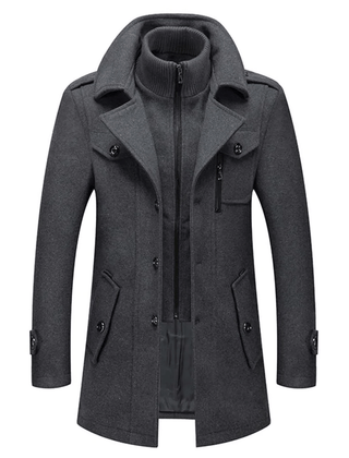 Liam | Wool Men S Collar Coat