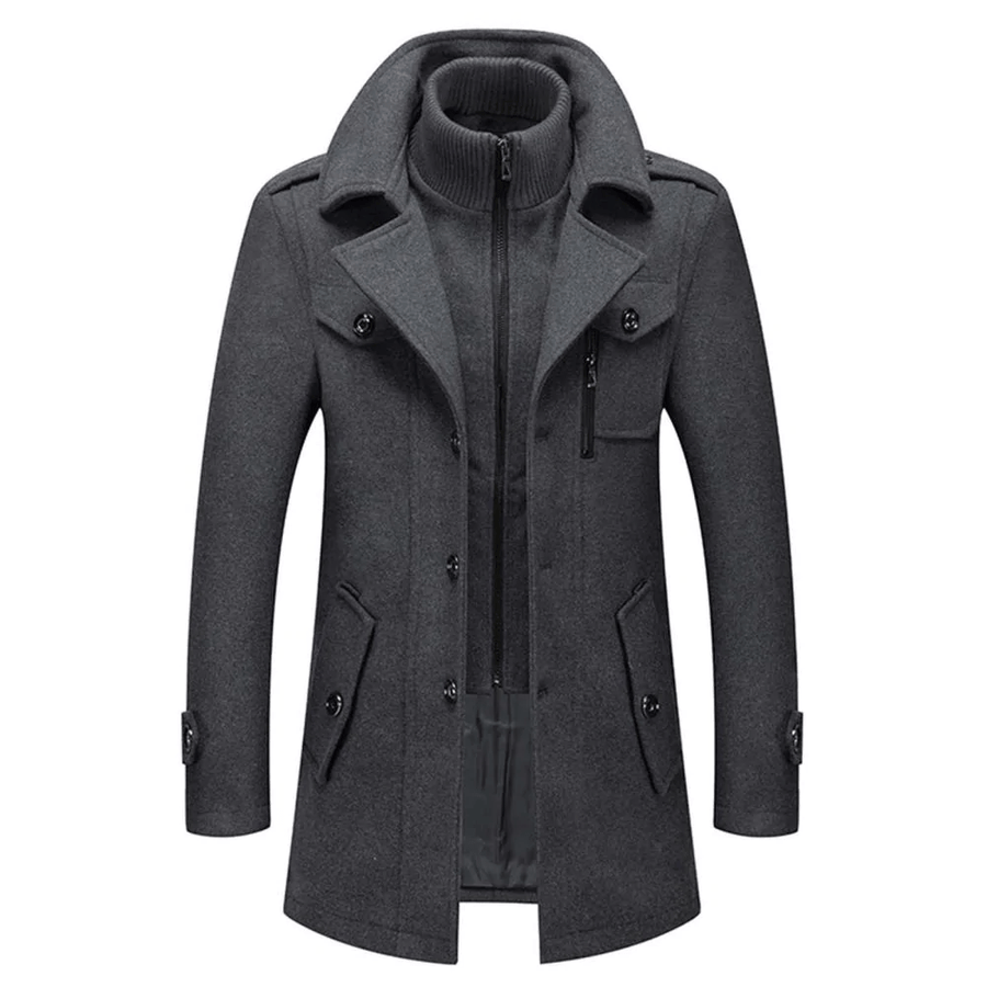 Liam | Wool Men S Collar Coat