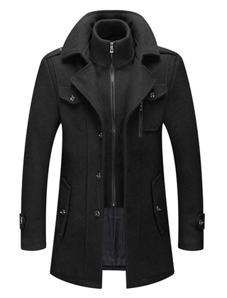 Liam | Wool Men S Collar Coat